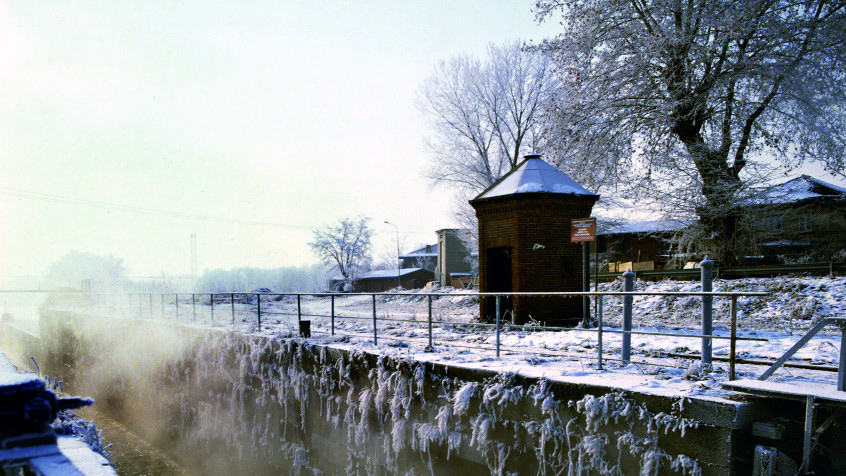 Il Naviglio in inverno. (CHL A_11_14_001)