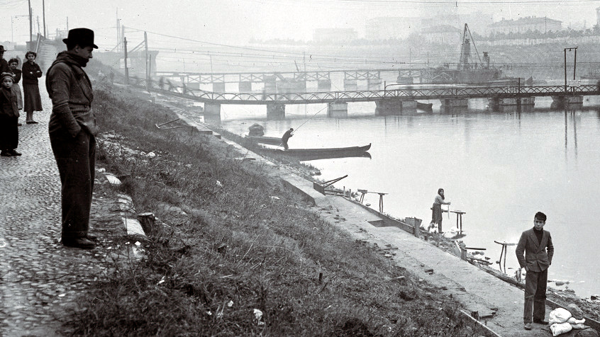 Veduta del 'Borgo basso' di Borgo Ticino (3). (CHL A_25_5_5)