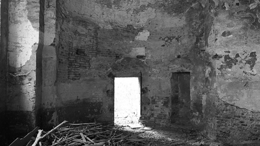 Complesso di San Tommaso, piazza del Lino, cosiddetta 'sacrestia Bottigella', 1989 (CHL A_34_1_002)