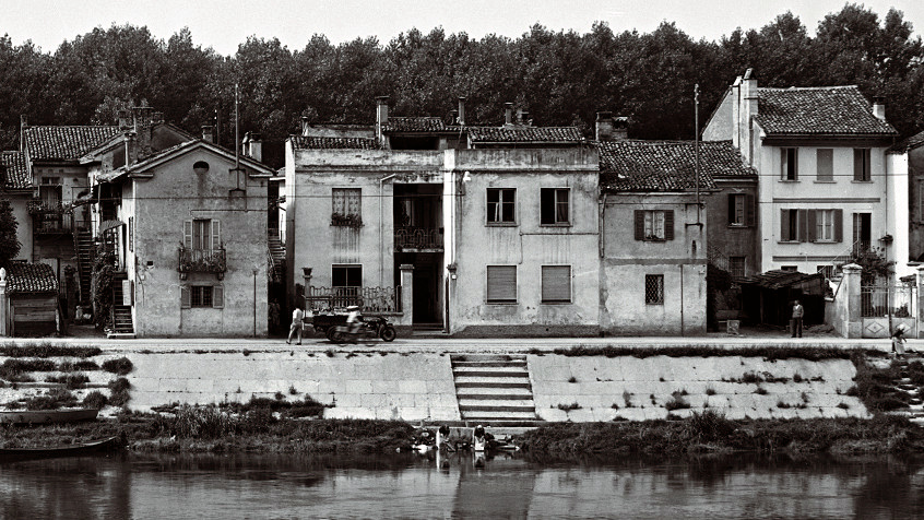 Veduta del 'Borgo basso' di Borgo Ticino (1). (CHL B_75_12_002)