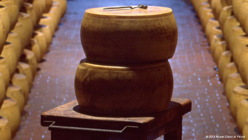 Cava Manara (PV), ditta Giovanni Colombo, 1989: nuovo stabilimento, magazzini per la stagionatura del grana padano. (CHL D_45_18_03)