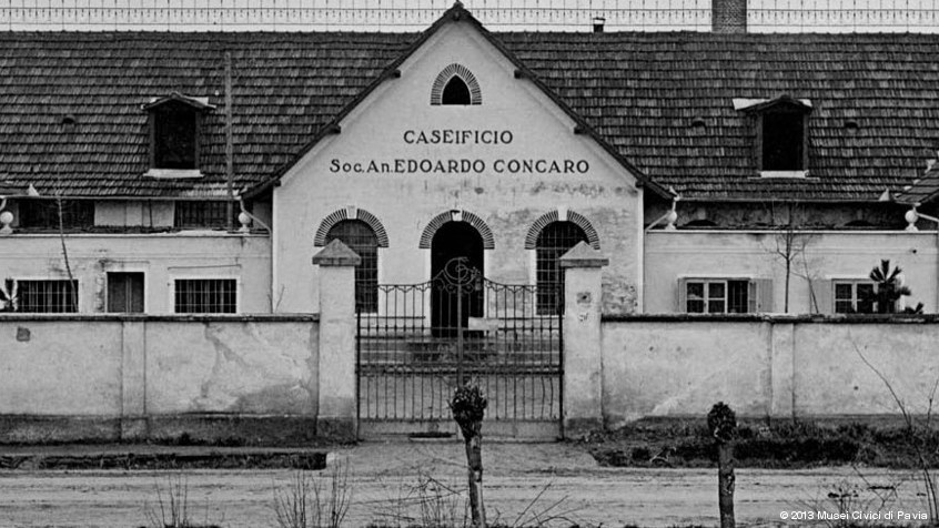 Villanterio (PV), caseificio Soc. An. Edoardo Concaro: veduta dell'esterno. (CHL D_53_7_04)