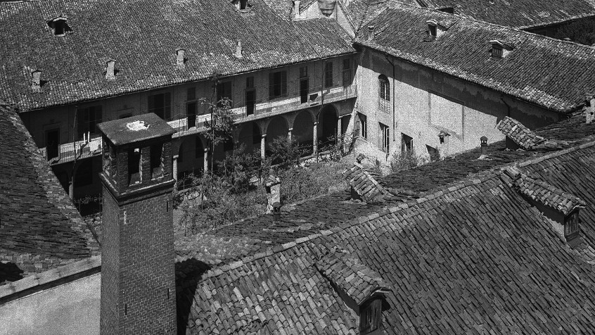 Ospedale San Matteo, veduta dall'alto della crociera, 1932 (CHL MC_B_271)