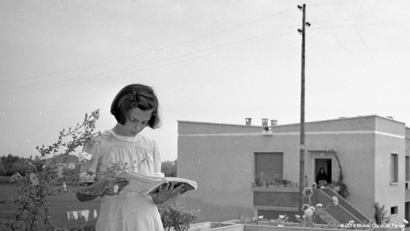 Pavia, villaggio Necchi in zona San Giuseppe, realizzato dall'Impresa Ing. Ernesto Aleati e C. negli anni '50. (CHL M_20_20_01)